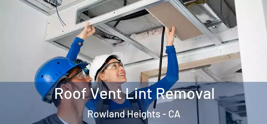  Roof Vent Lint Removal Rowland Heights - CA