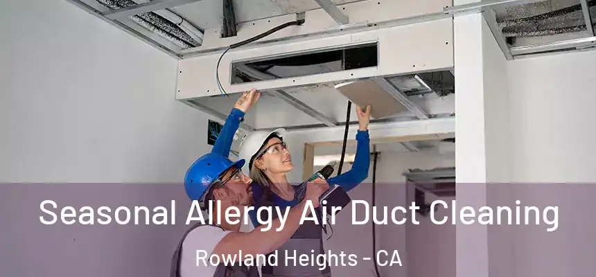  Seasonal Allergy Air Duct Cleaning Rowland Heights - CA